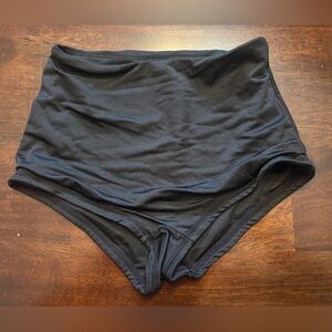 Buffbunny Surfer Bikini bottoms, onyx black, size XS, NWOT